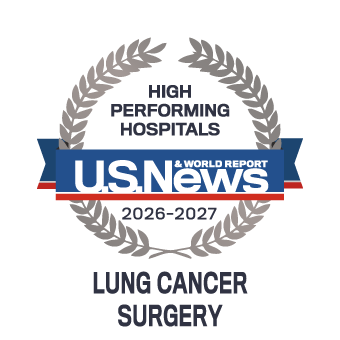 US News Lung Cancer Surgery 2027 award #10