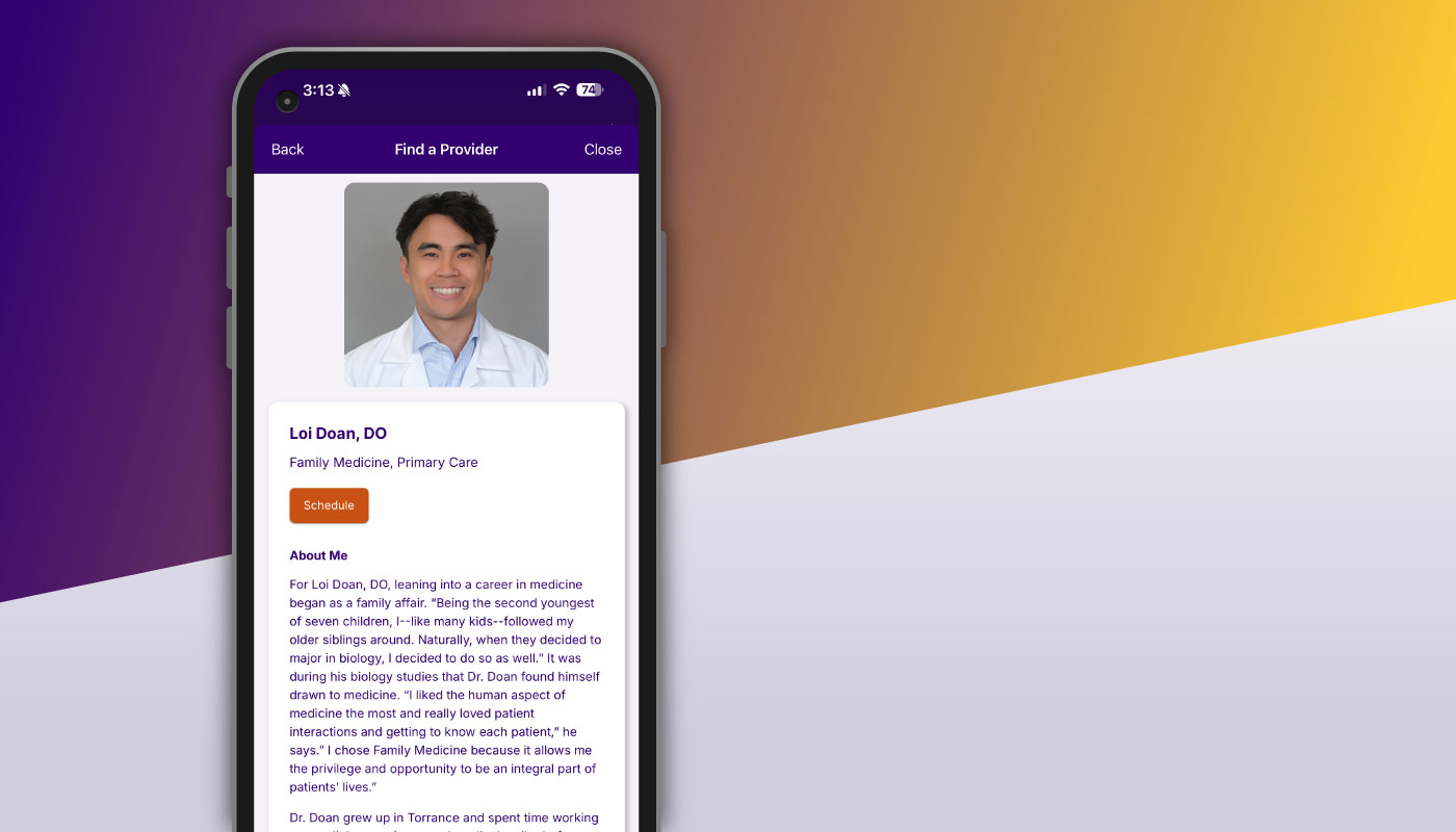 Slide Art-Viewing Provider Profile Pages
