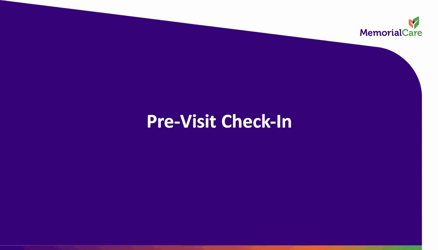 myChart Pre-Visit Check-In Video Thumbnail