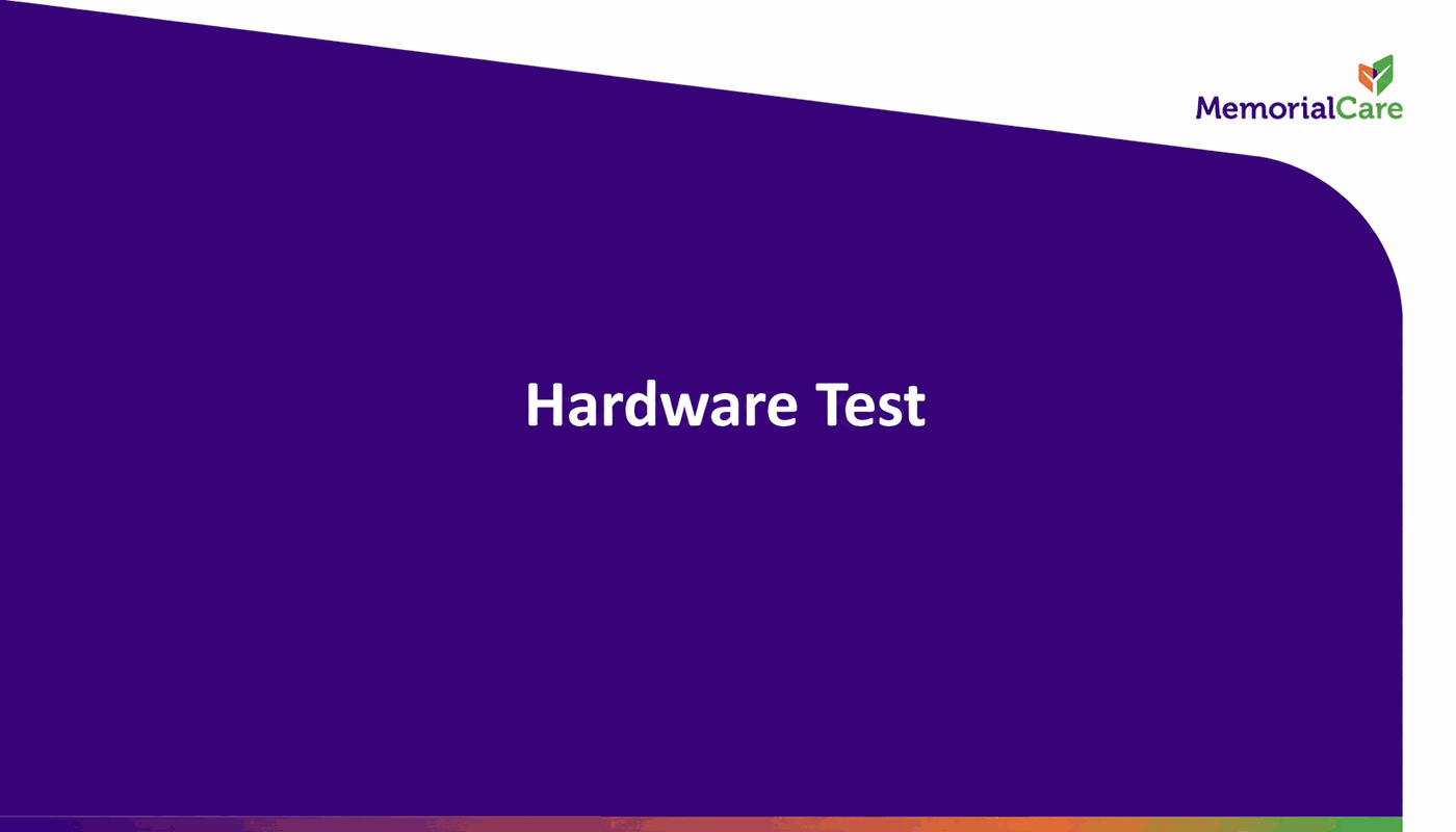 myChart Hardware Test Video Thumbnail