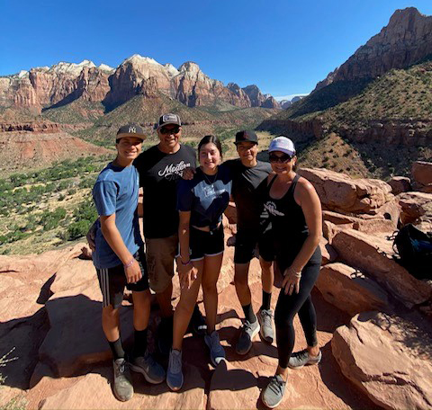 Gina Family in Zion