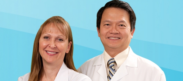 Image of Dr. Jennifer Newton and Dr. Dean Le