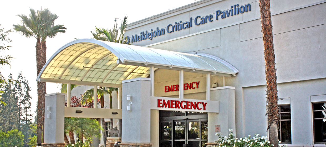 Image of the Meiklejohn Critical Care Pavilion Emergency Department at MemorialCare Saddleback Medical Center