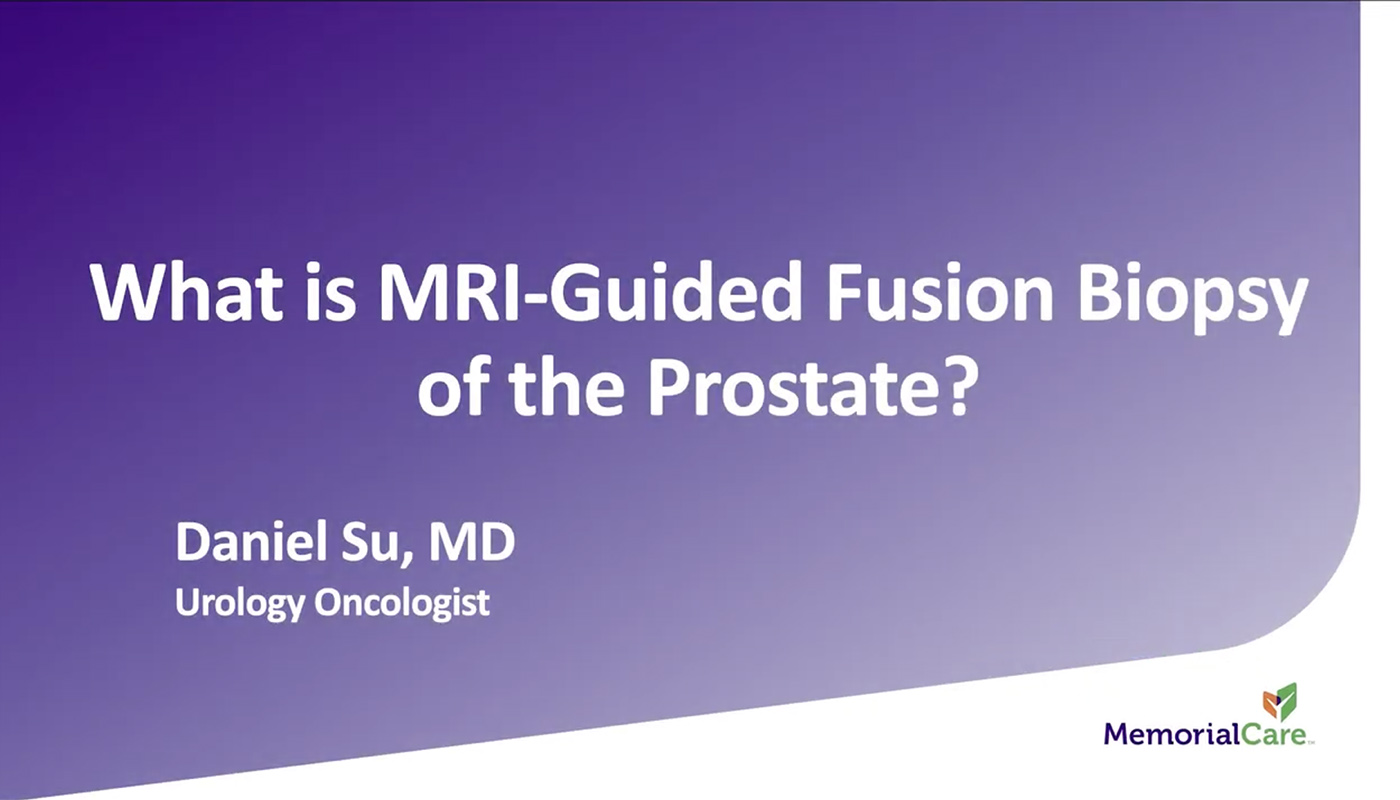 What is MRI guided Fusion Biopsy of the Prostate video