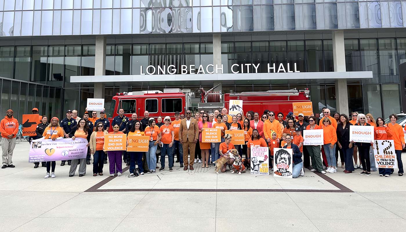Wear Orange Day Long Beach Courthouse