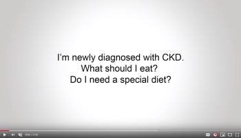 What should I eat if I have chronic kidney disease?  video